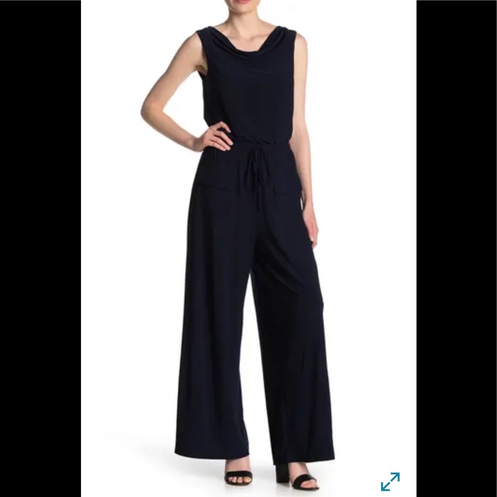 Vince Camino sleeveless navy jumpsuit XS